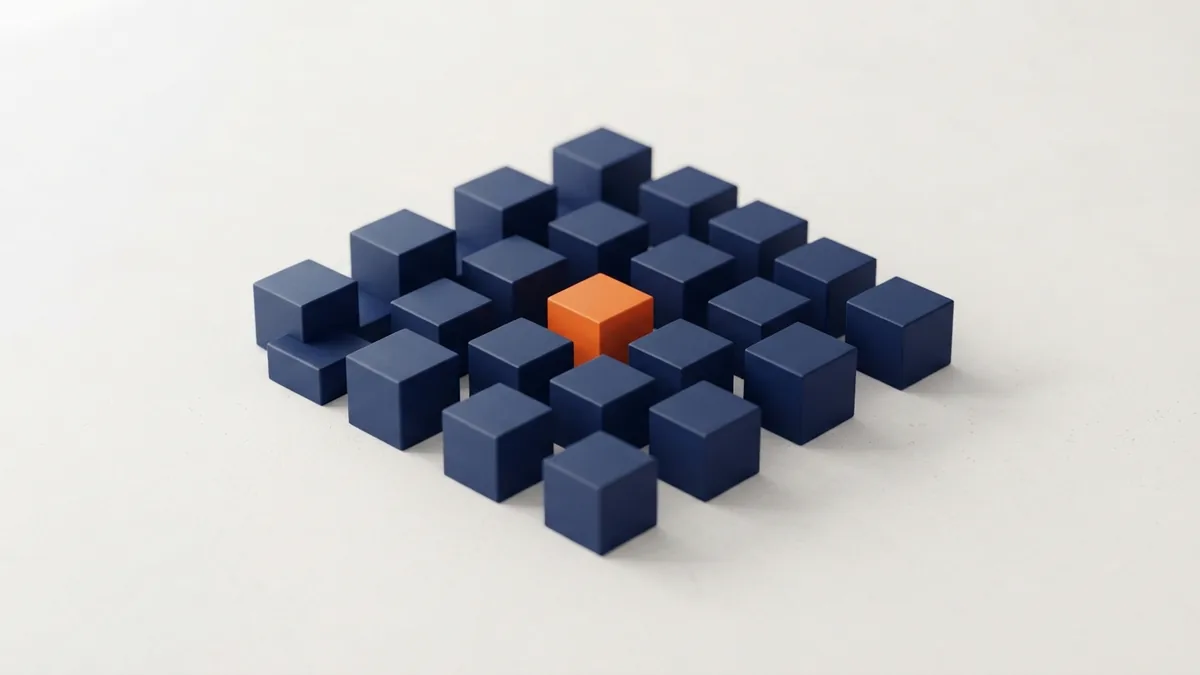 Steady recurring payment system Modular blocks arranged in a steady grid to suggest repeat business payments