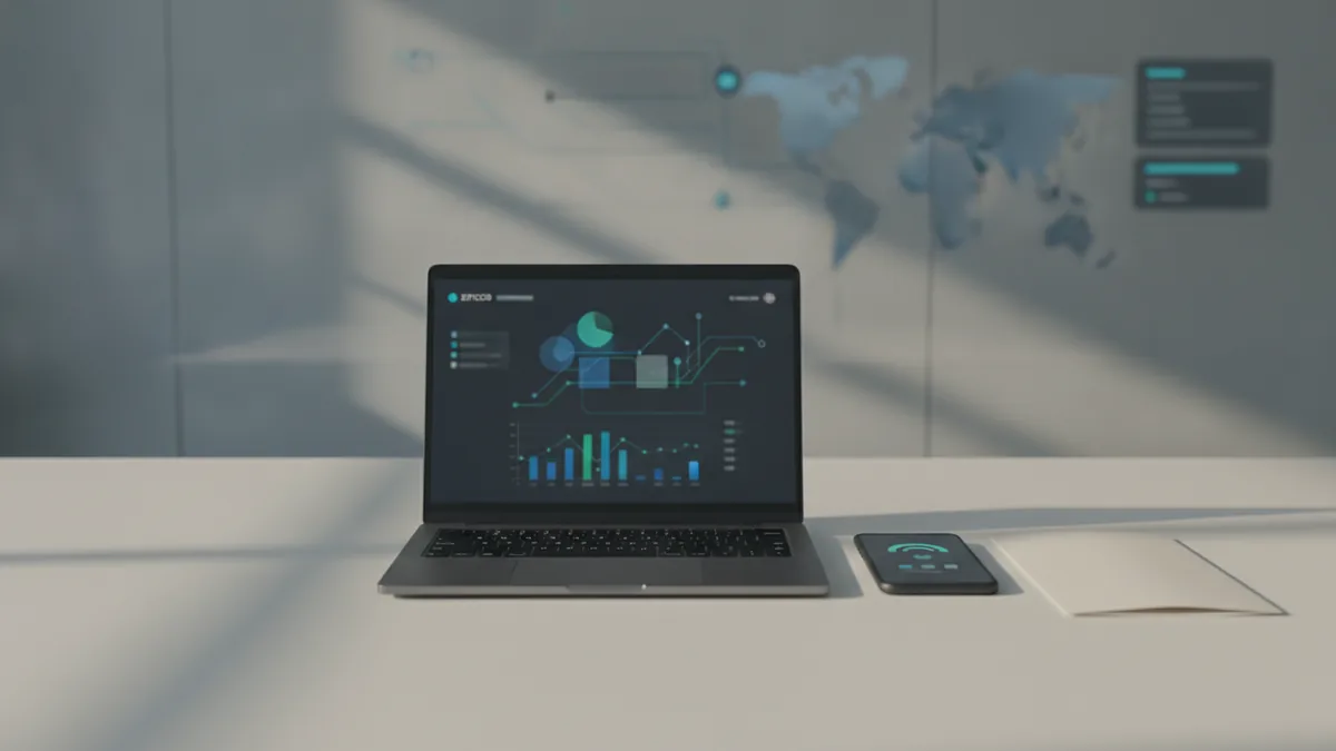 Office scene showing smooth bill payment tracking and record keeping