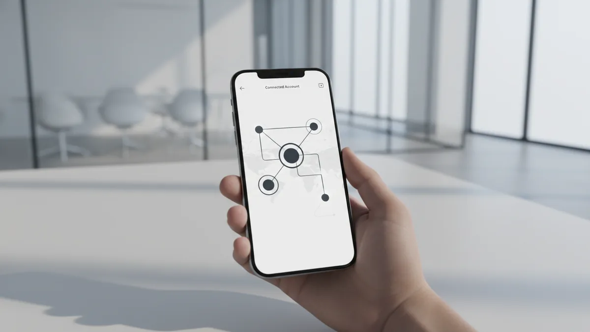 User consenting to data sharing on a connected app experience