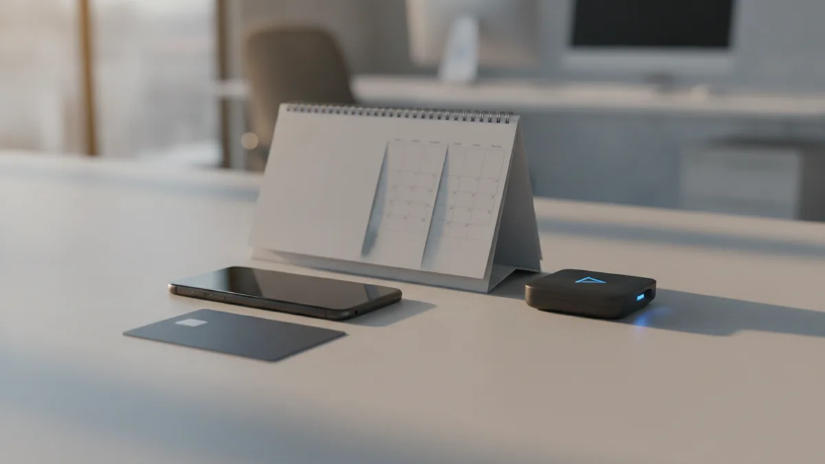 Recurring payment setup with card, calendar, and secure banking tools