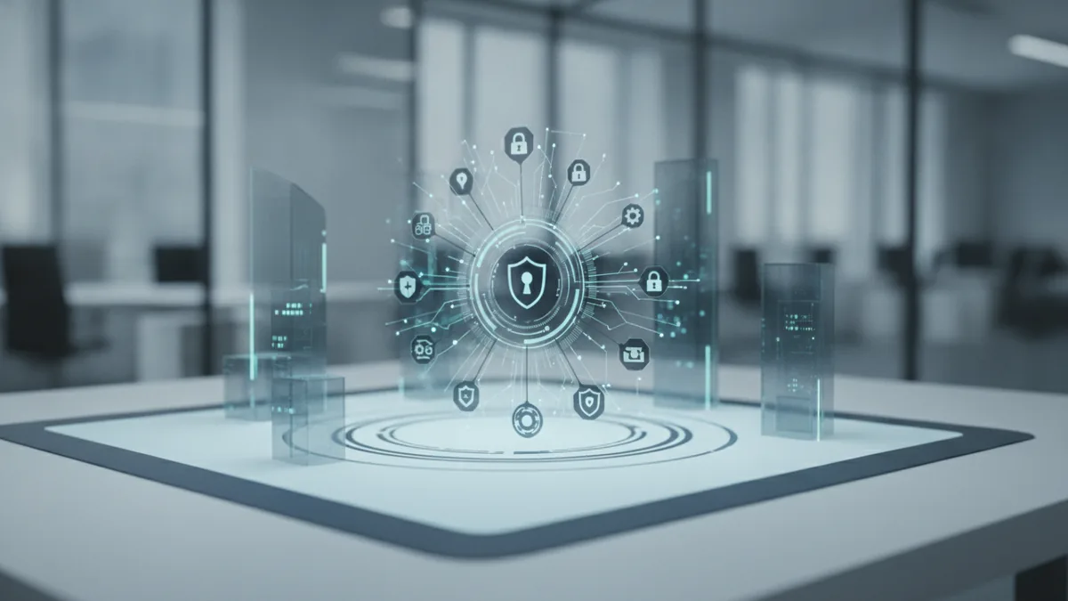 Secure authentication concept representing PSD2 security requirements