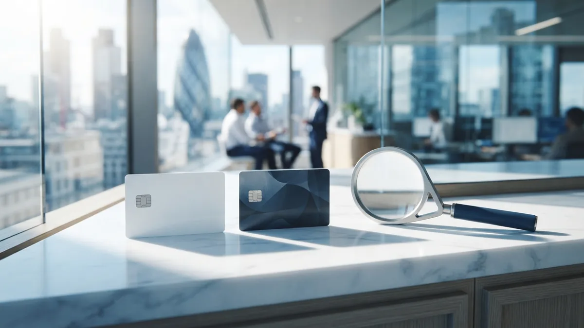 Bank customer identity checks Bank counter with identity documents and payment tools showing customer verification
